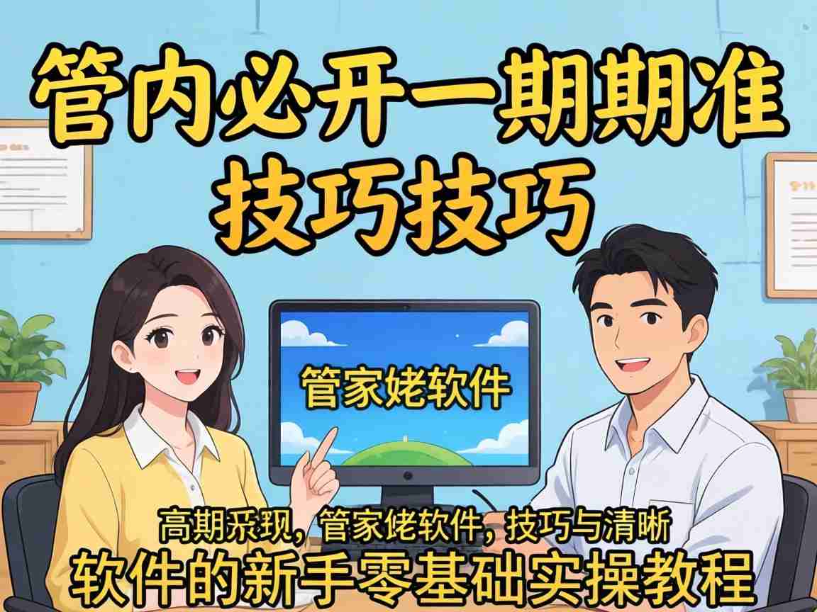 三期内必开一期期准的技巧与技巧 管家婆软件新手零基础实操教程