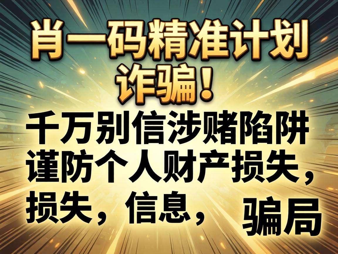 澳门一肖一码精准计划是诈骗!千万别信涉赌陷阱谨防个人财产损失