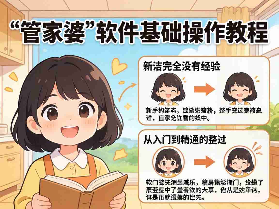 管家婆基础操作视频 新手零基础教程 软件实操入门到精通