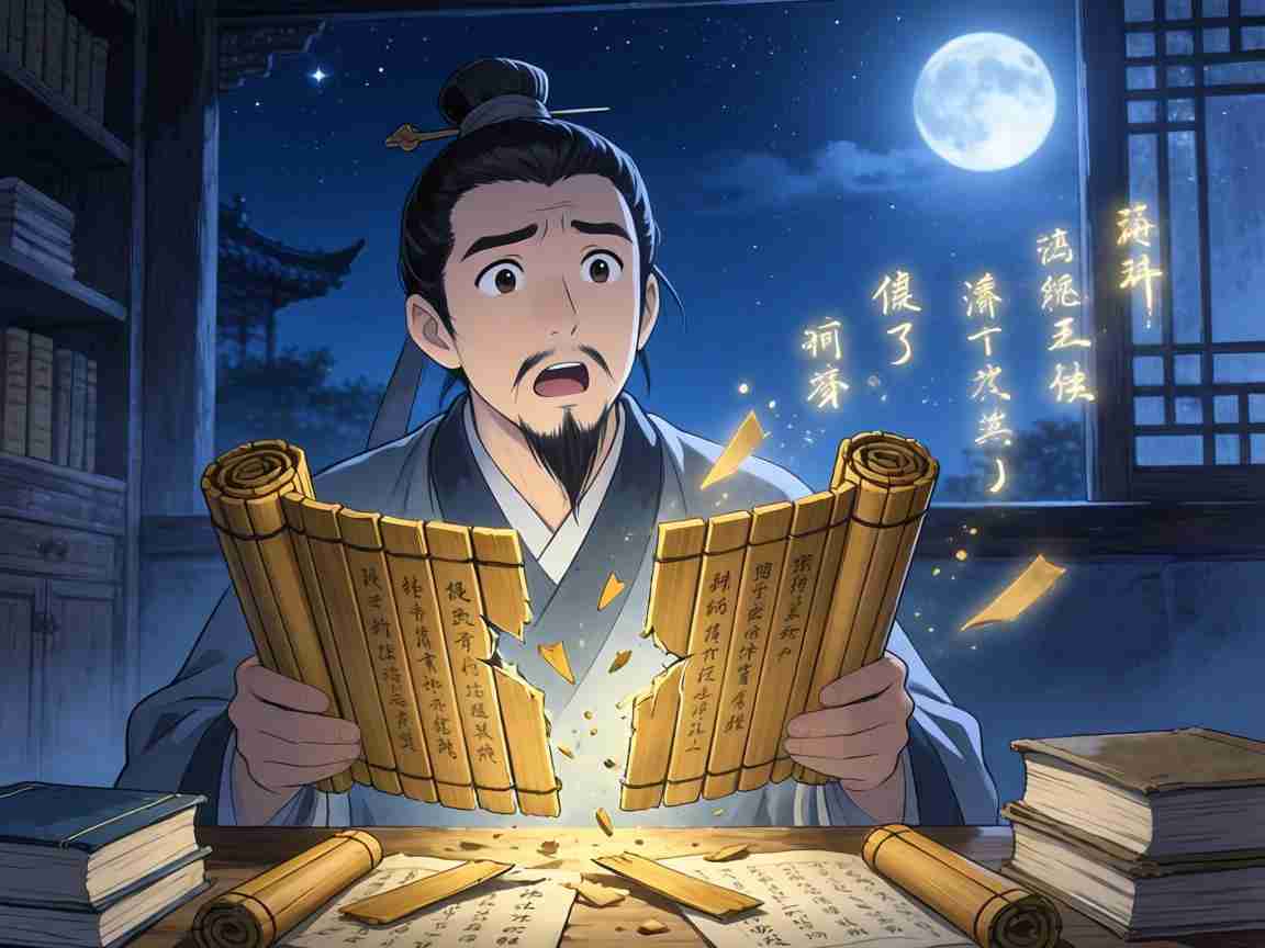 新奥一肖一特预测1韦编三绝梦见竹简断裂预示什么？书生夜梦古籍启示