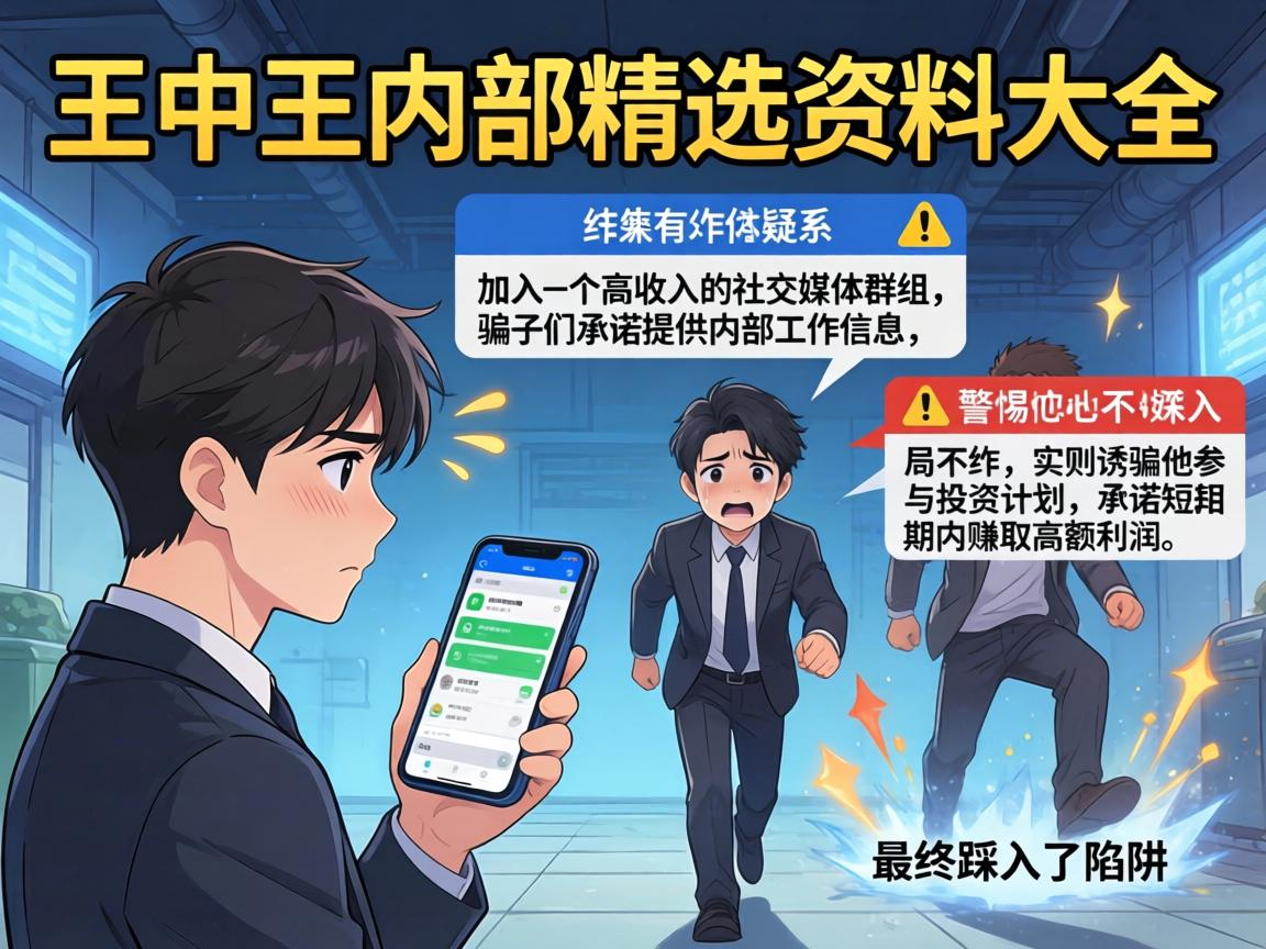 警惕“王中王内部精选资料大全”引流诈骗,年轻人求职别踩赚快钱陷阱