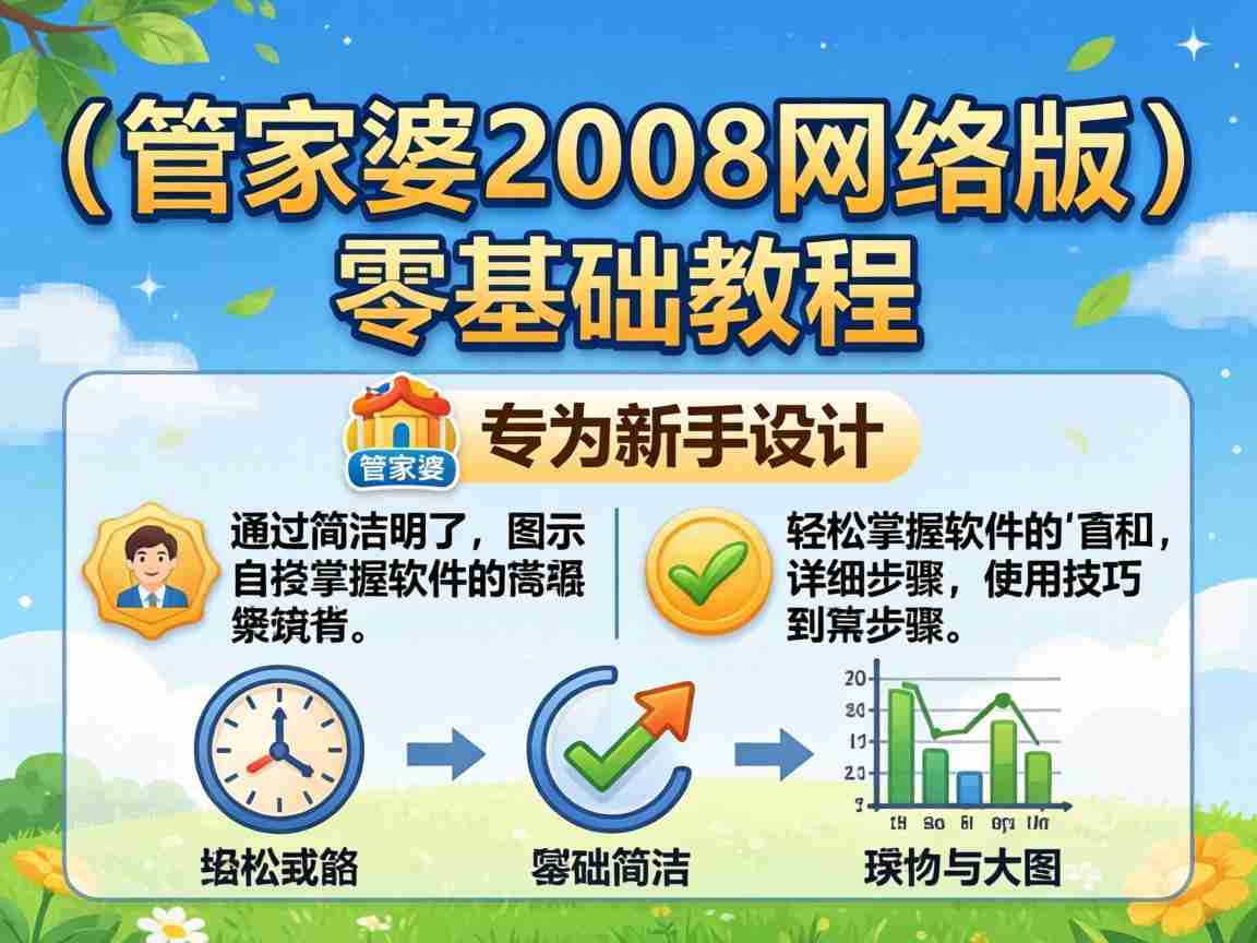 管家婆2008网络版零基础教程 新手实操使用技巧与功能详解