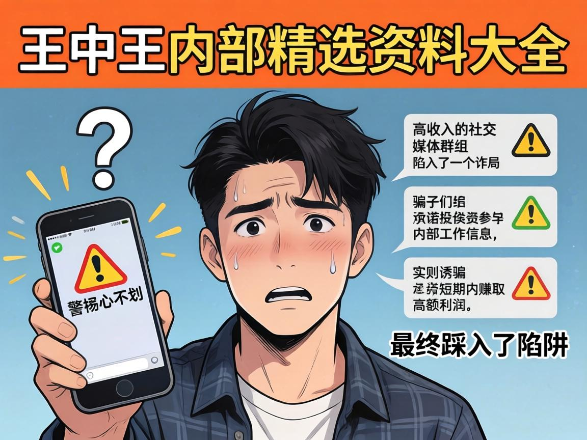 警惕“王中王内部精选资料大全”引流诈骗,年轻人求职别踩赚快钱陷阱