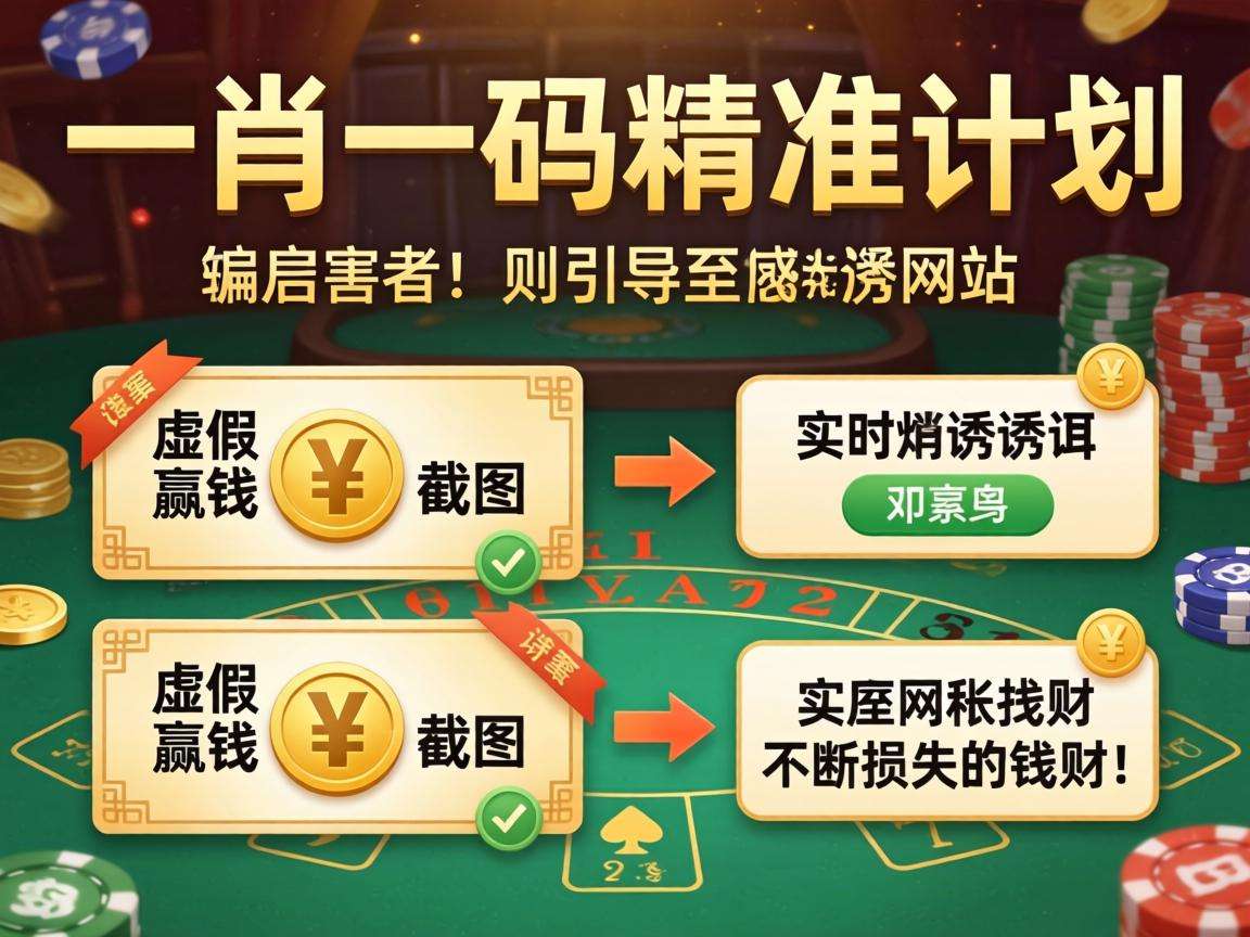 警惕“澳门一肖一码精准计划”骗局，涉赌引流诈骗套路全拆解