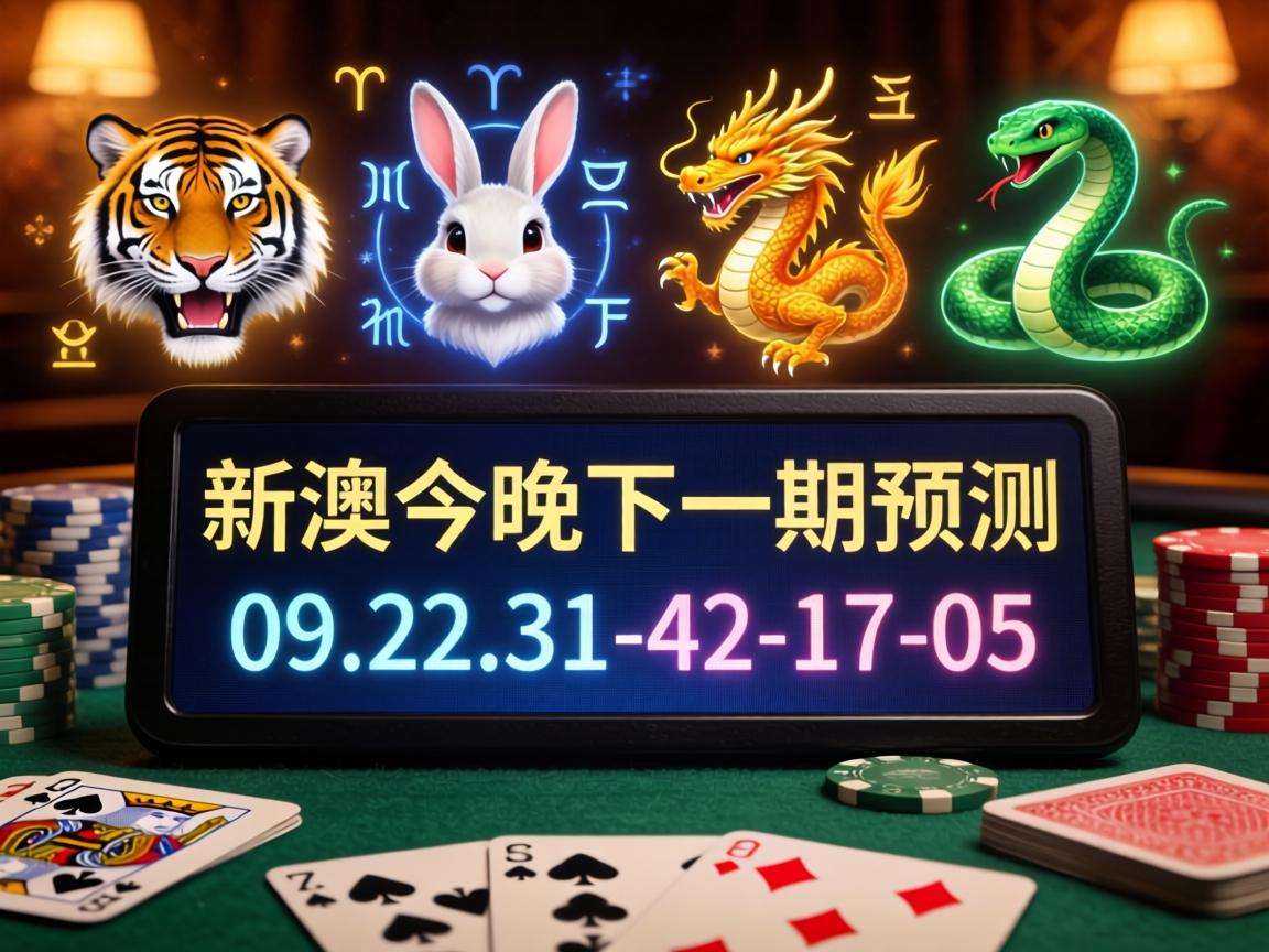 风险警示：别信“新澳今晚下一期预测”骗局，警惕09-22-31-42-17-05:T22生肖虎兔龙蛇赌博陷阱