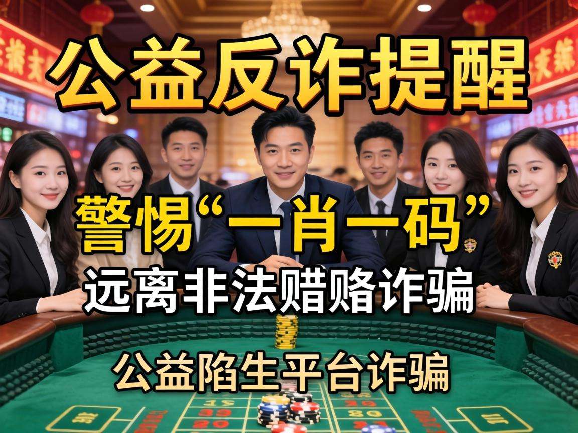 警惕“一肖一码”相关平台陷阱,公益反诈提醒你远离非法赌博诈骗