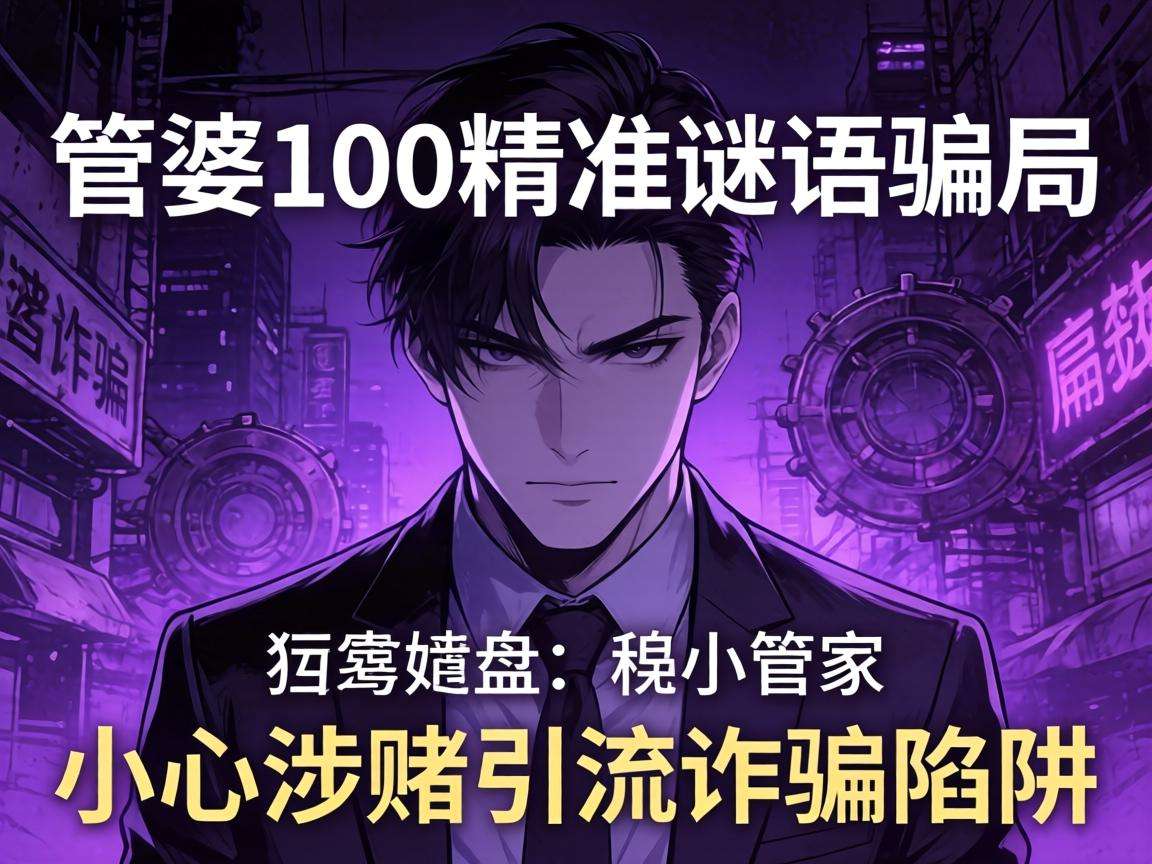 警惕澳门管家婆100精准谜语骗局,小心涉赌引流诈骗陷阱